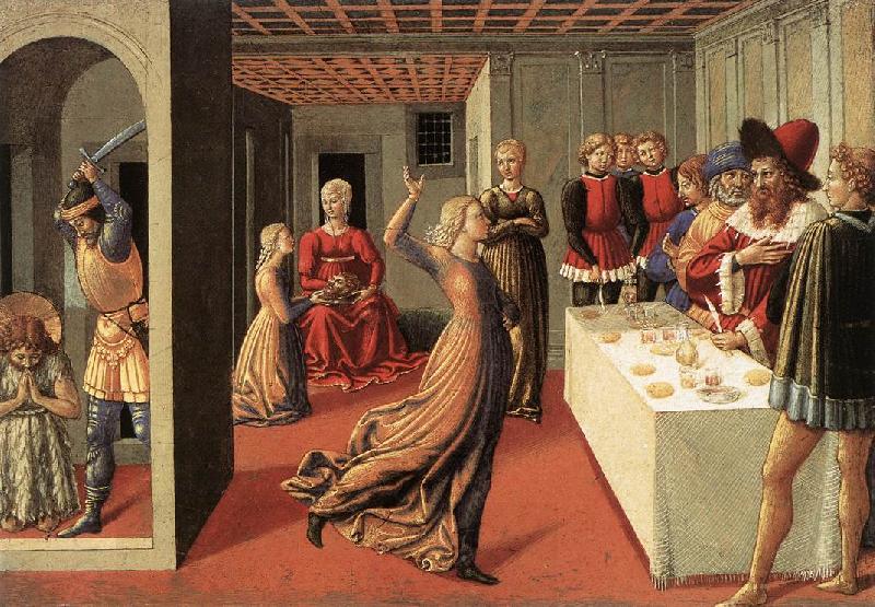 GOZZOLI, Benozzo The Dance of Salome  dfg oil painting picture
